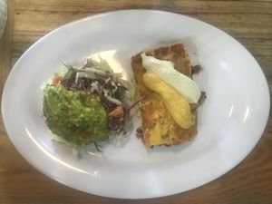 Lasagna with salad ❤️ at Vegan Beets in Hoi An