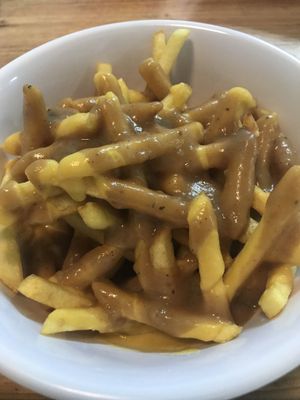 Vegan Poutine (Best ever) check it out eh! at Vegan Beets in Hoi An