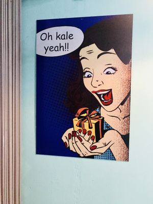 Fun decor at Vegan Beets in Hoi An