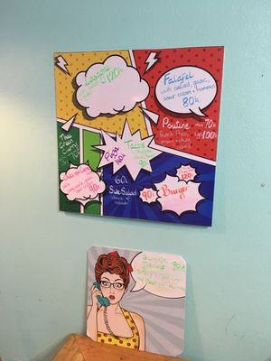 The menu at Vegan Beets in Hoi An