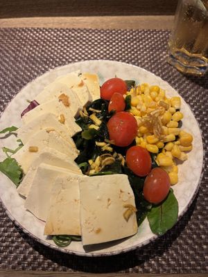 Tofu salad  at JEN Ramen in Jena
