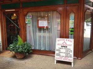Exterior of the place at River Kwai in Alton