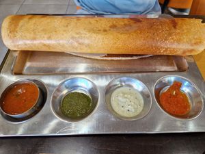 Masala dosa at Krishna Vilas in The Hague