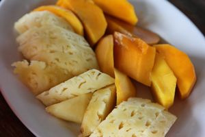 fresh fruits served after every meal! at LooLa Adventure Resort in 