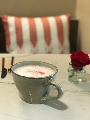 beetroot latte  at The Juice Box - Food Truck in Le Cannet