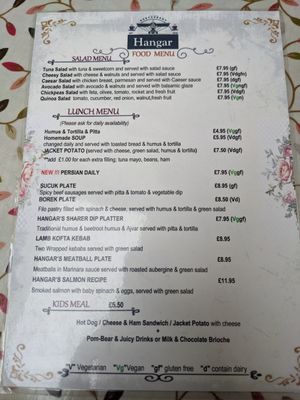  at Hangar Cafe in Worcester