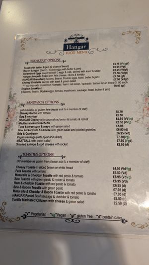  at Hangar Cafe in Worcester