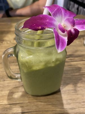 Go green smoothie   at The Hungry Wolf in Koh Samui