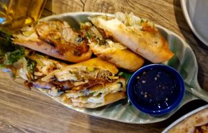 Spring rolls at The Hungry Wolf in Koh Samui