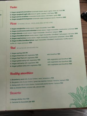 Menu 3 at The Hungry Wolf in Koh Samui