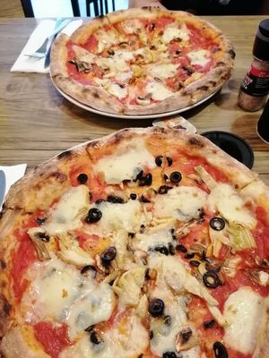 Superb pizzas when you feel like a change from spicy Asian food!  at The Hungry Wolf in Koh Samui