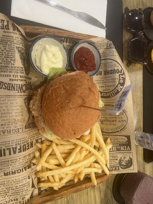 Vegan Ompork cheese single   at The Hungry Wolf in Koh Samui