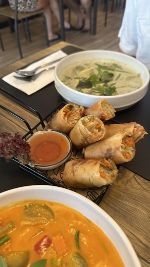Spring rolls   at The Hungry Wolf in Koh Samui