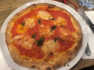 Magarita pizza June 2019 at The Hungry Wolf in Koh Samui