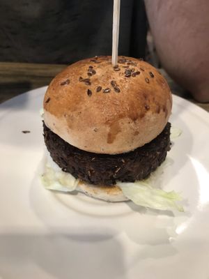 Sweet potato burger  at The Hungry Wolf in Koh Samui