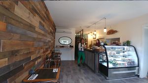 Happy inside at Grounded in Stratford