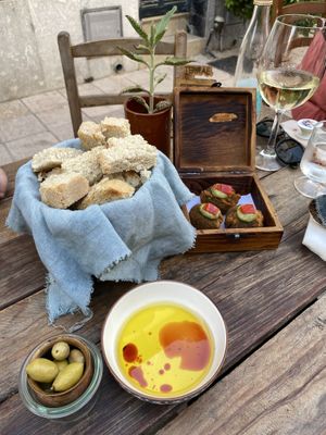 Delicious! Everything is vegan   at Terrae in Mallorca