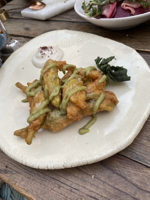 Zucchini  at Terrae in Mallorca