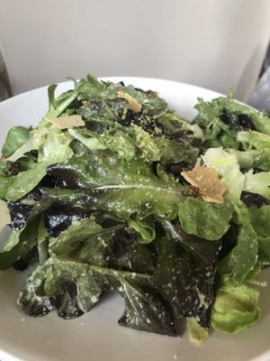 Caesar salad with toasted capers  at Kanu Cafe - Doppio Zero Pizza in Edmonton