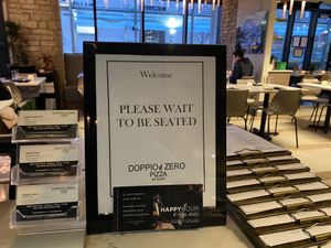 Please wait at Kanu Cafe - Doppio Zero Pizza in Edmonton
