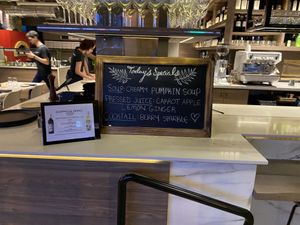 Daily soup special  at Kanu Cafe - Doppio Zero Pizza in Edmonton