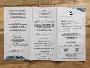 The Menu at The Wellness Refinery in Sauble Beach