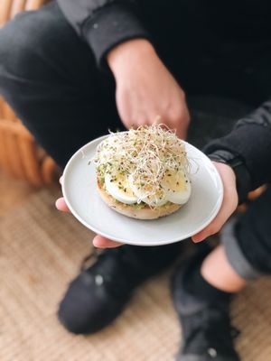 The Wellness Refinery - Bagel + Organic Butter at The Wellness Refinery in Sauble Beach