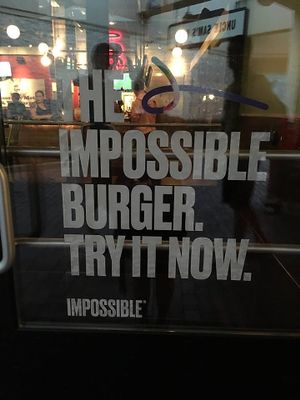 Impossible Burger at Burgatory - N Shore in Pittsburgh