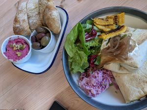 Burrito and Mezze at The Honey Pot in Penzance