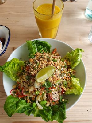 Vietnamese noodle salad at The Honey Pot in Penzance