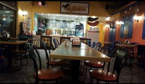 Inside facing ordering station at Burrito del Rio in Winnipeg