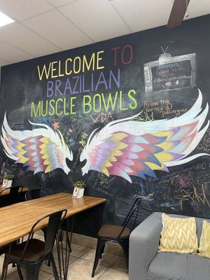 Wall  at Brazilian Muscle Bowls - Pacheco Rd in Bakersfield