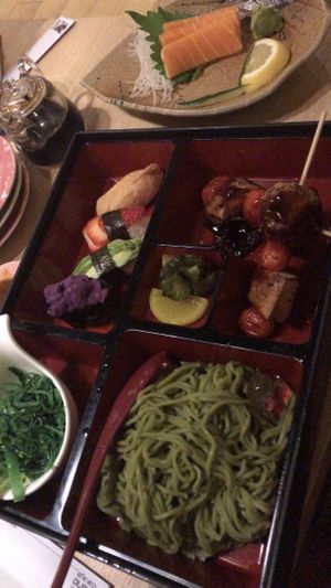 soba bento at issho izakaya in Central Singapore