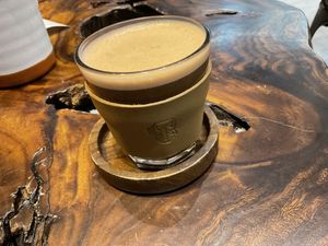 native cacao with oatmilk  at Monkey Grounds Coffee in Iloilo City