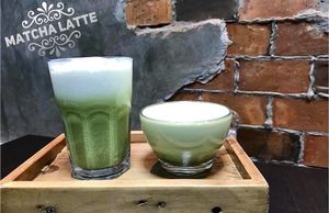 Matcha Latte Hot/Cold at Monkey Grounds Coffee in Iloilo City