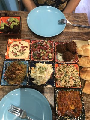 The feast  at Koocha Mezze Bar in Bristol