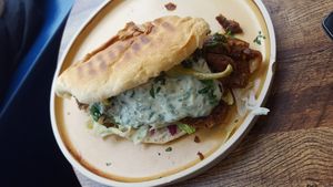 Doner kebab at Koocha Mezze Bar in Bristol