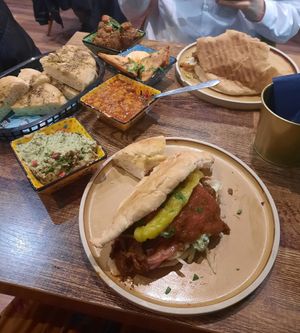 4 mezze and donner kebabs at Koocha Mezze Bar in Bristol
