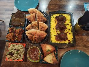 Spread at Koocha Mezze Bar in Bristol