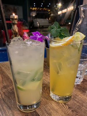 Mocktails  #Veganuary at Koocha Mezze Bar in Bristol