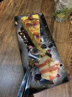 Cheesecake  #Veganuary at Koocha Mezze Bar in Bristol
