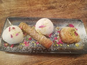 Baklava at Koocha Mezze Bar in Bristol