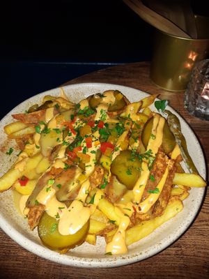 Chikn fries at Koocha Mezze Bar in Bristol