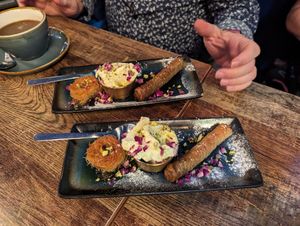 Baklava dessert at Koocha Mezze Bar in Bristol