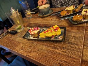 Cheesecake at Koocha Mezze Bar in Bristol