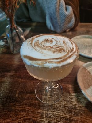 Apple crumble cocktail at Koocha Mezze Bar in Bristol