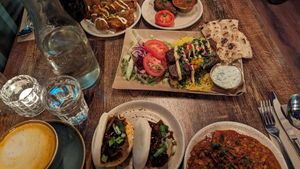 Stuff from new menu at Koocha Mezze Bar in Bristol