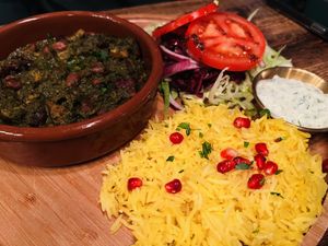 Ghormeh Sabzi  at Koocha Mezze Bar in Bristol