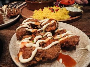 Oyster wings  at Koocha Mezze Bar in Bristol