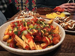 Bandari fries  at Koocha Mezze Bar in Bristol